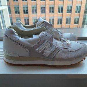 New Balance 575 END Marble Sneakers in White